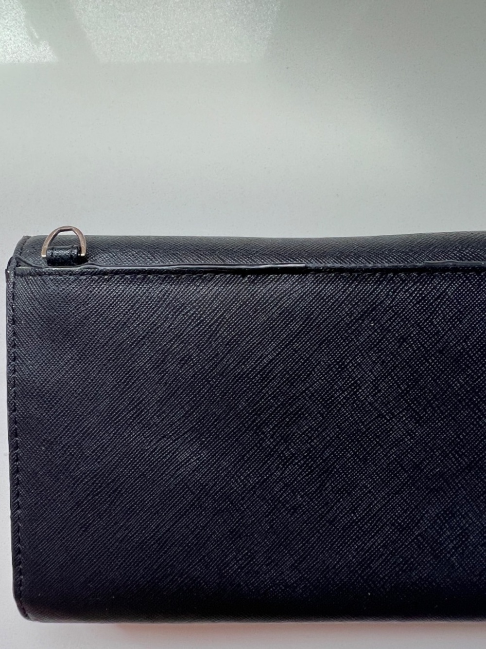 Kate Spade Laurel Way Winni Black Saffiano Leather Crossbody Clutch Wallet - Picture 9 of 10